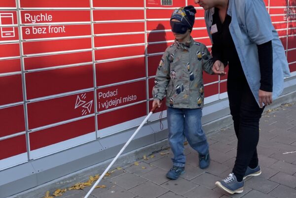 Náhledová fotka k článku: Družina návštívila Tyflocentrum