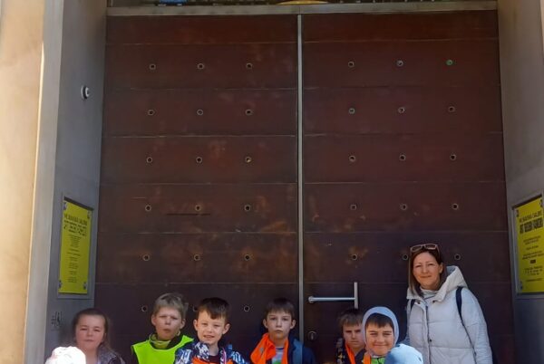 Náhledová fotka k článku: Přípravná třída v Moravské galerii – návštěva Café Robot